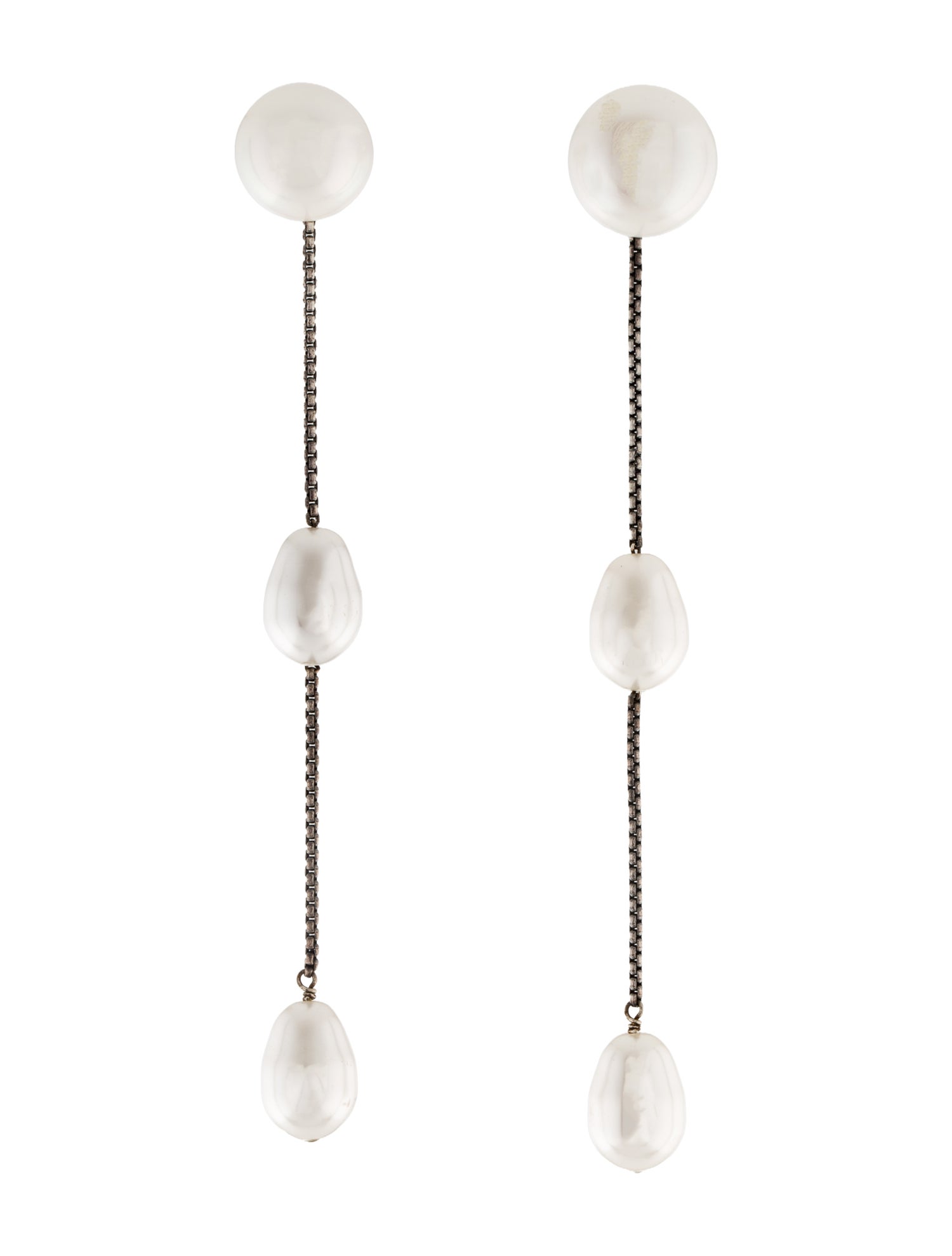Sophie Buhai Pearl & Faux Pearl Drop Earrings