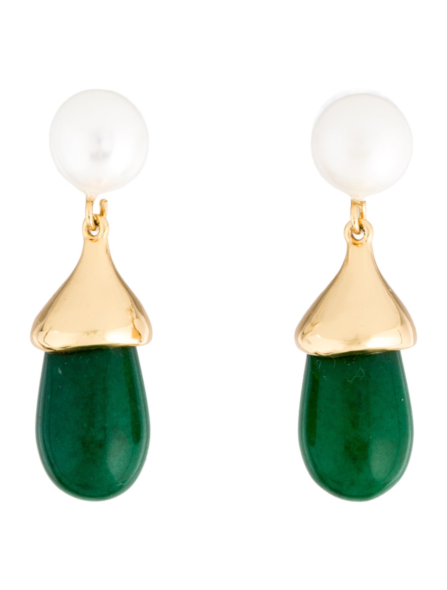 Sophie Buhai Pearl & Dyed Quartzite Audrey Drop Earrings