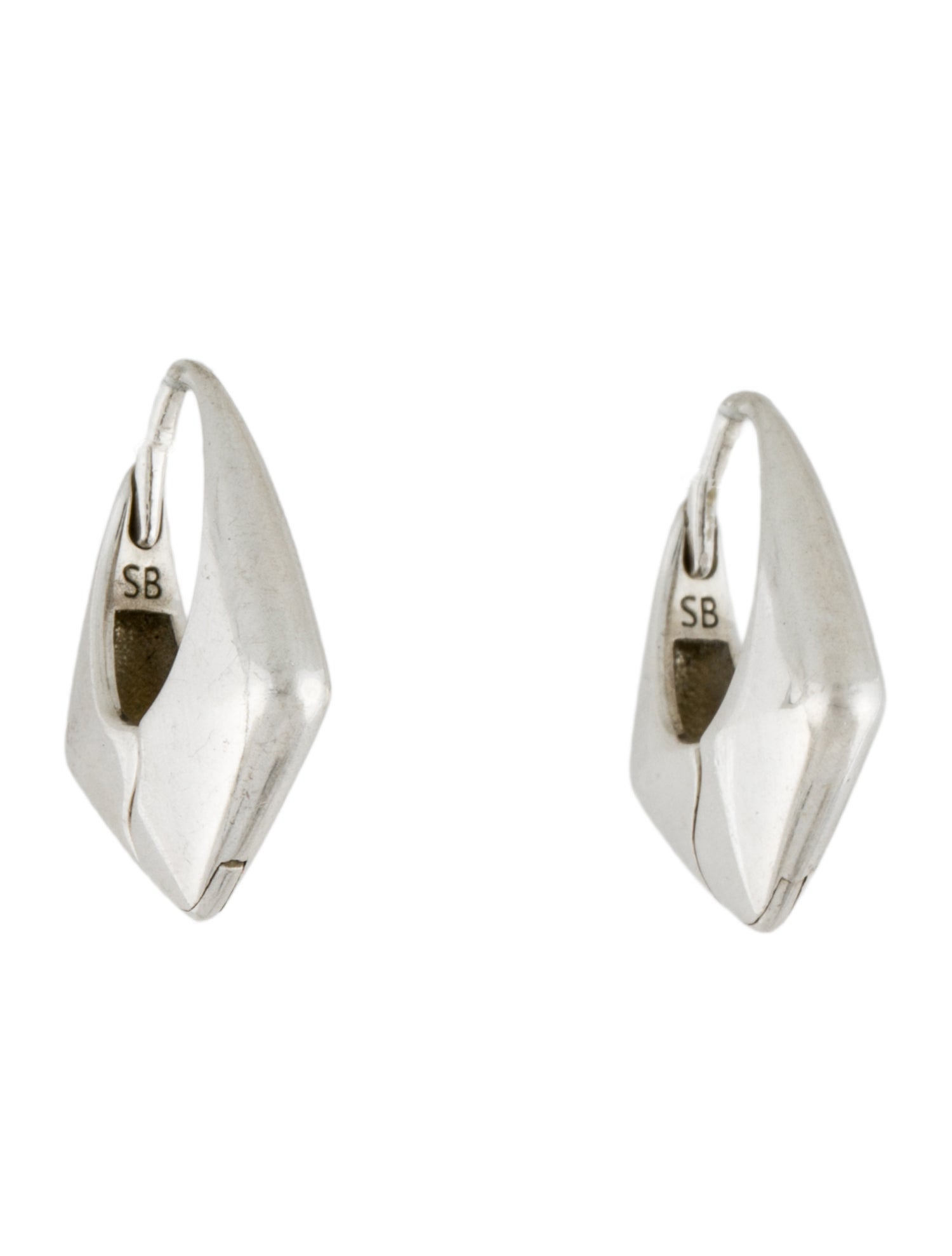 Sophie Buhai Pyramid Hoop Earrings