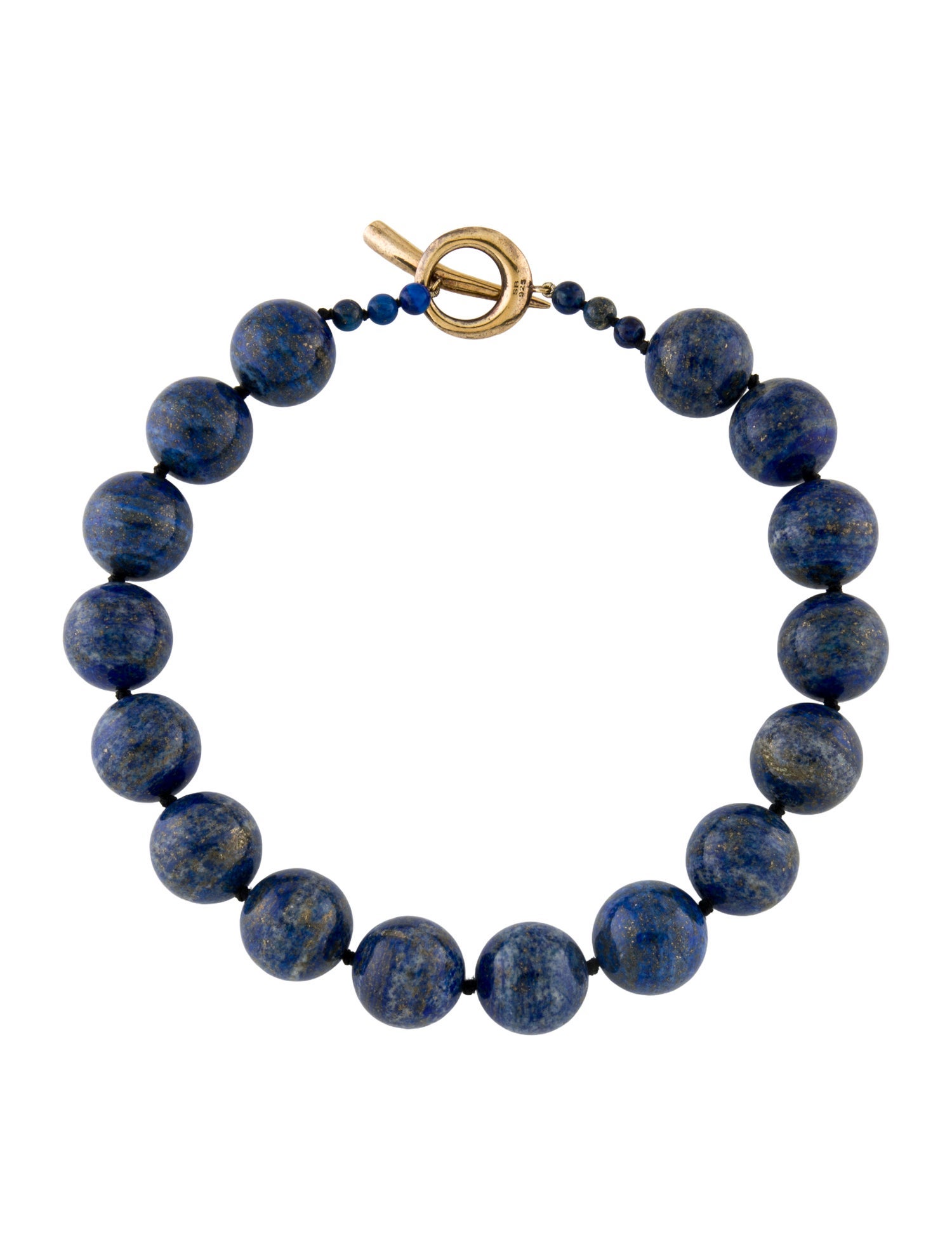 Sophie Buhai Lapis Lazuli Boule Collar Bead Necklace