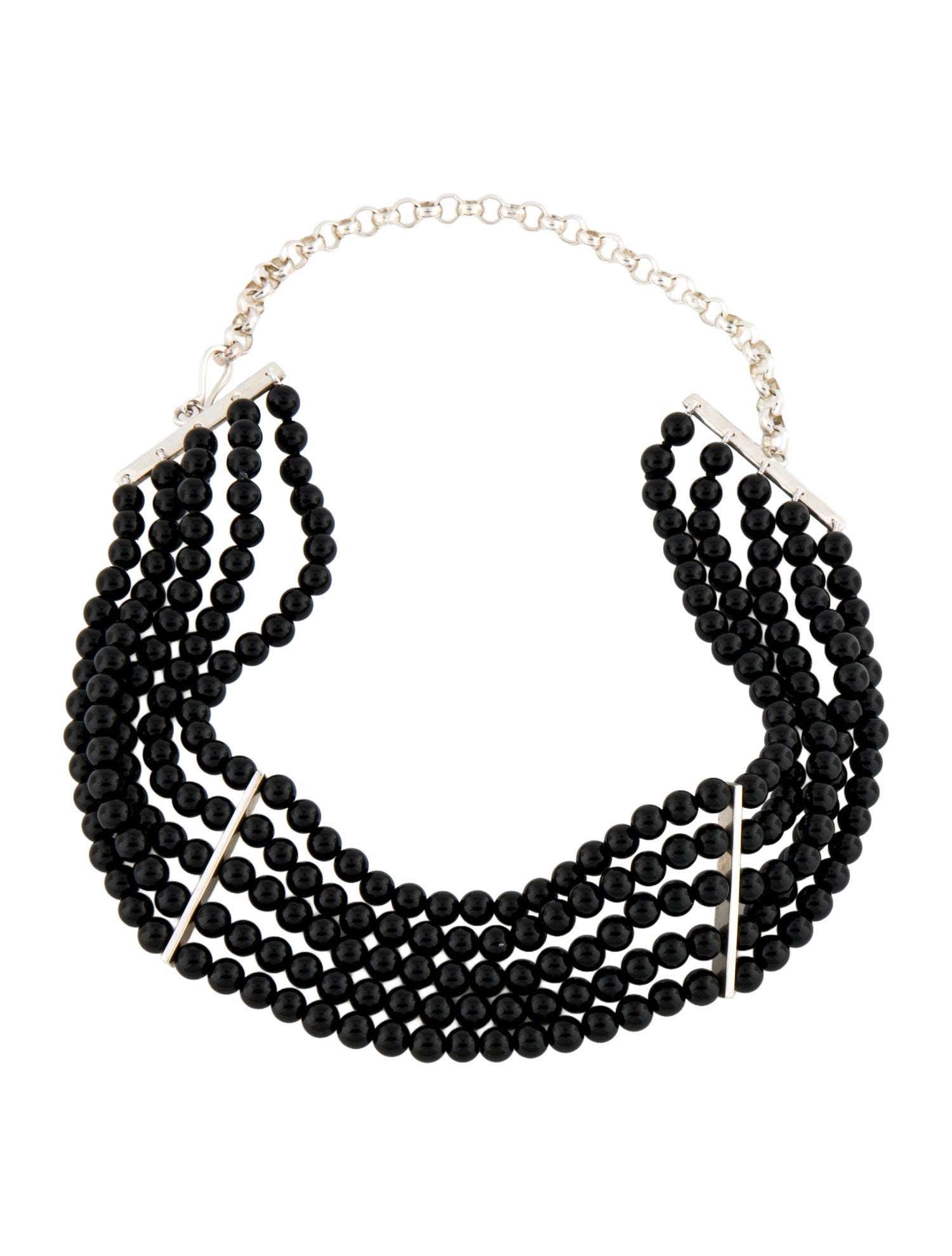Sophie Buhai Onyx Choker Necklace