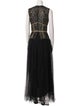 Sophia Kah Crew Neck Long Dress