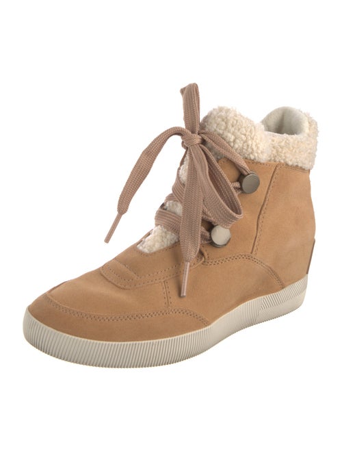 SOREL x Chloé Suede Lace-Up Boots