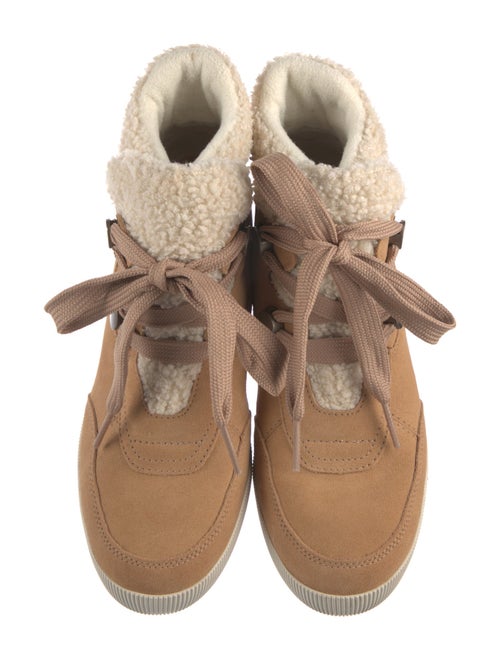 SOREL x Chloé Suede Lace-Up Boots