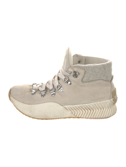 Sorel Suede Wedge Sneakers