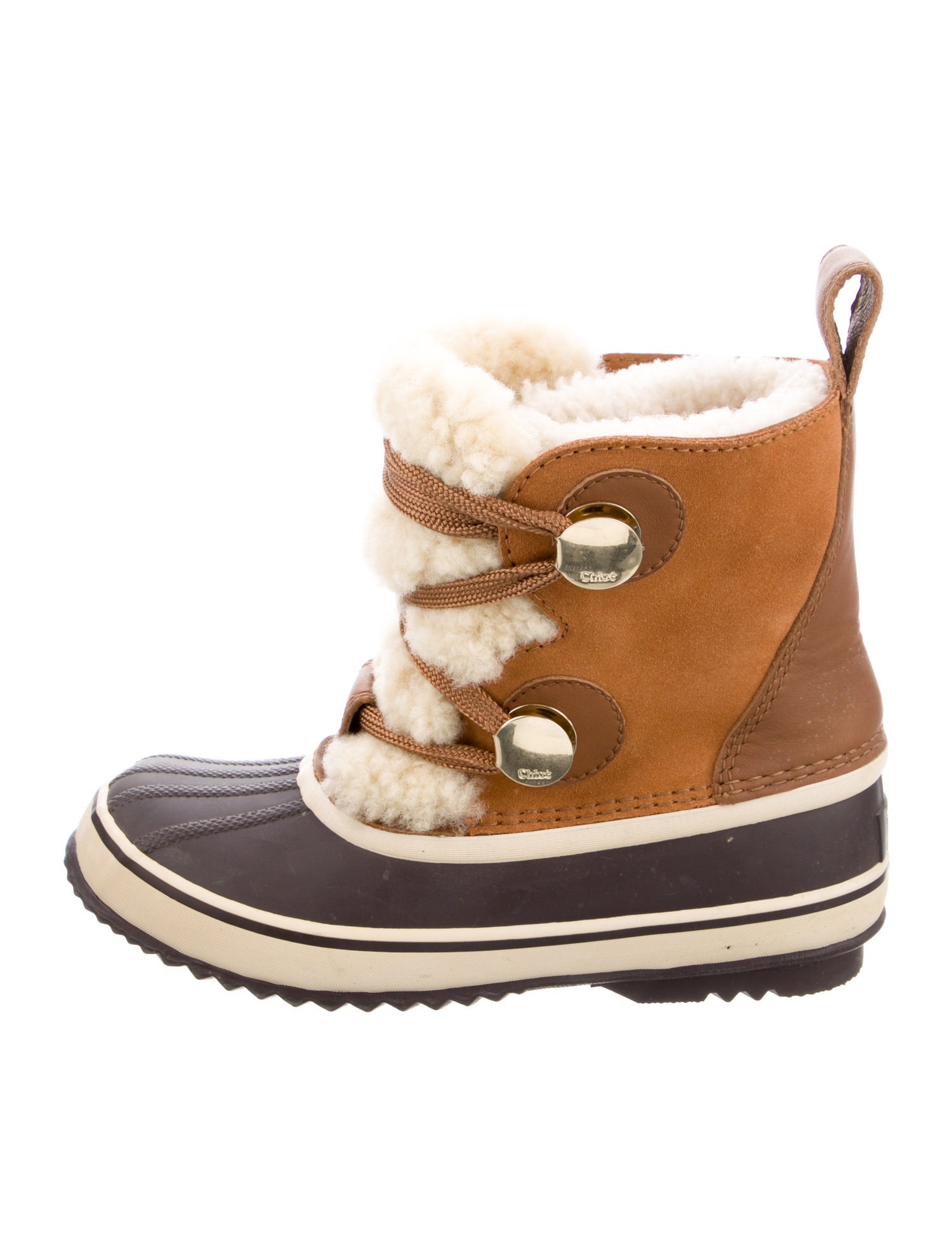 SOREL x Chloé Suede Lace-Up Boots