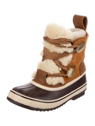 SOREL x Chloé Suede Lace-Up Boots