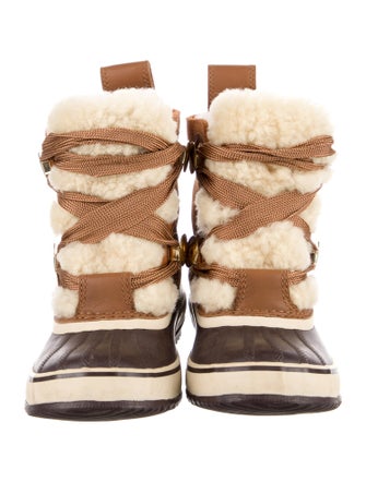 SOREL x Chloé Suede Lace-Up Boots