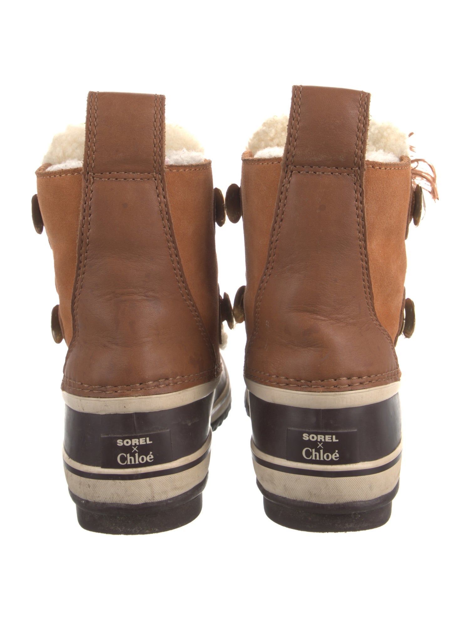 【美品】Chloe × SOREL コラボ ウィンターブーツ ボア リボン SOREL x Chloé | The RealReal