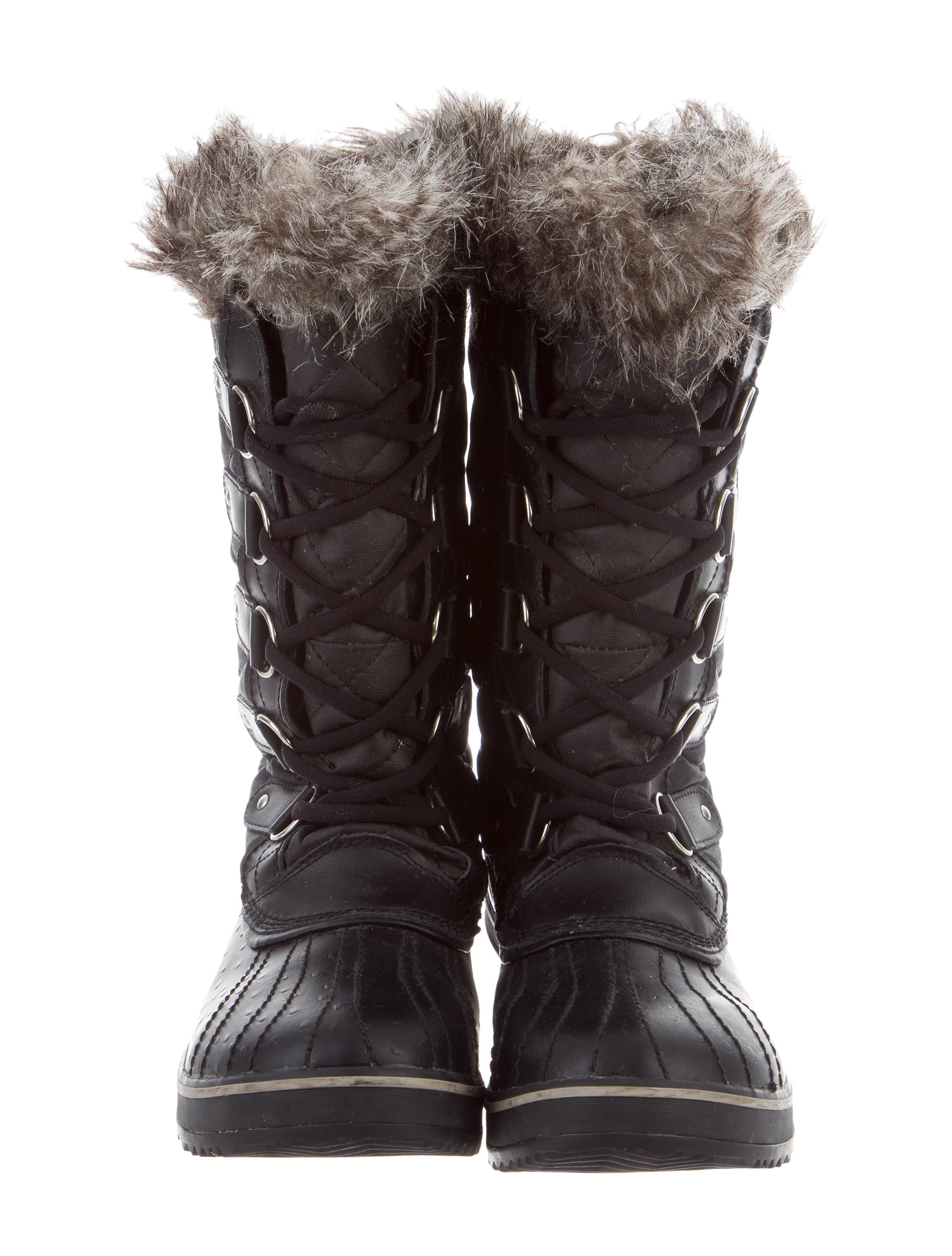 Sorel Rubber LaceUp Boots Shoes WSORL20502 The RealReal