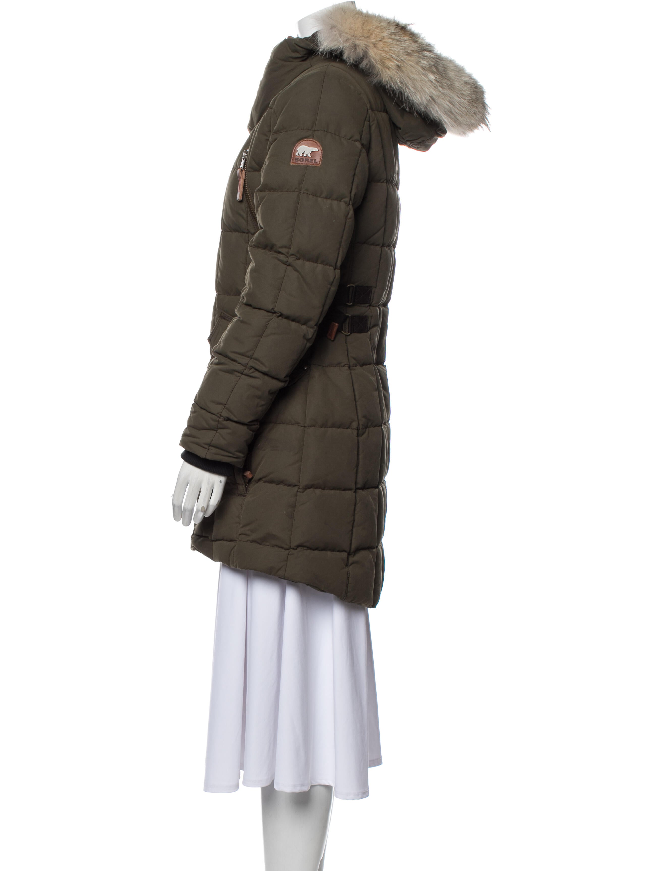 Sorel Down Coat - Green Coats, Clothing 