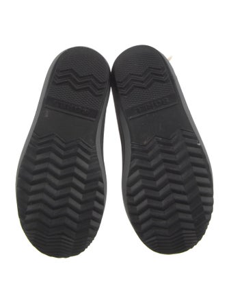 Sorel Suede Faux Fur Trim Lace-Up Boots