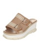 Sorel Leather Striped Slides