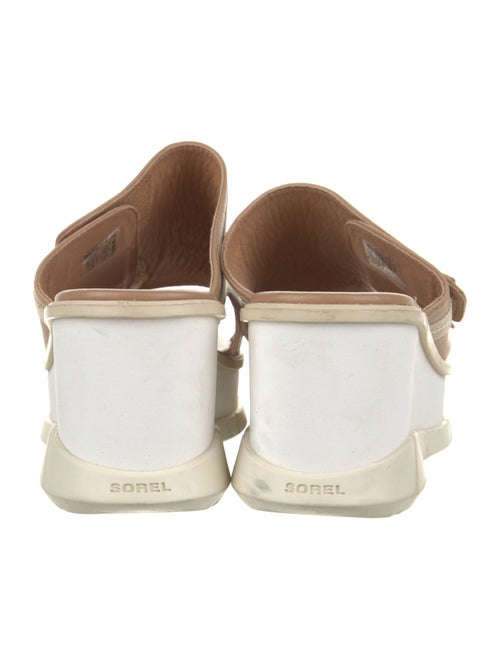Sorel Leather Striped Slides