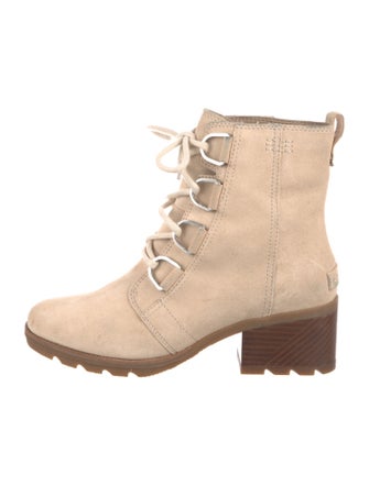 Sorel Suede Combat Boots