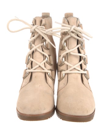 Sorel Suede Combat Boots