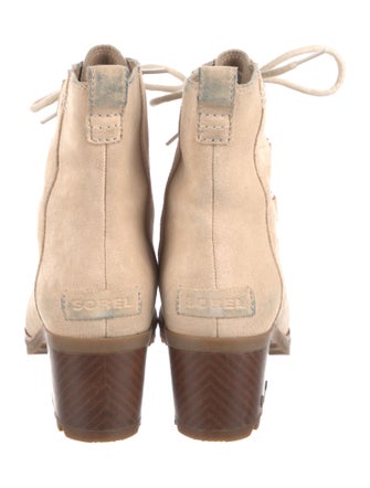 Sorel Suede Combat Boots