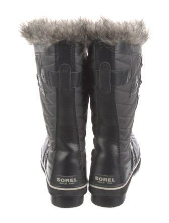 Sorel Faux Fur Trim Lace-Up Boots
