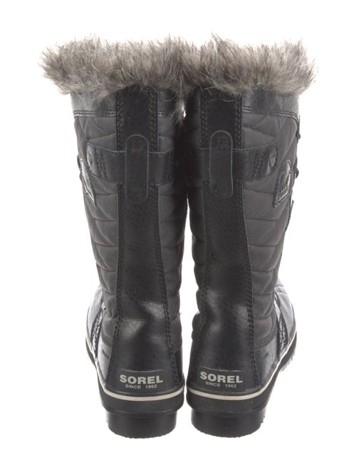 Sorel Faux Fur Trim Lace-Up Boots