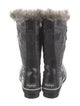Sorel Faux Fur Trim Lace-Up Boots