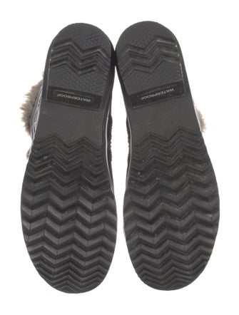 Sorel Faux Fur Trim Lace-Up Boots