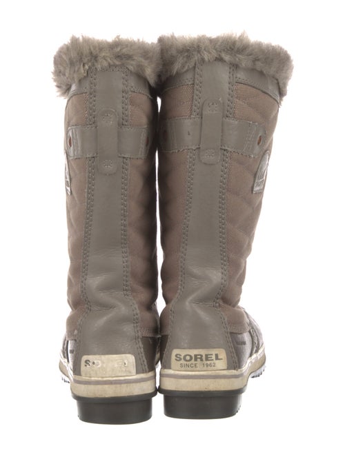 Sorel Fur Trim Lace-Up Boots