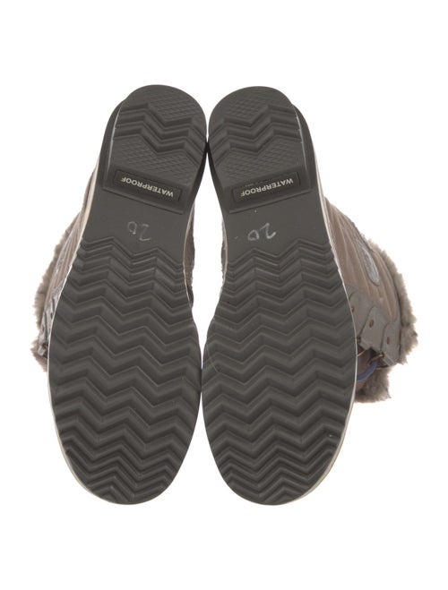 Sorel Fur Trim Lace-Up Boots