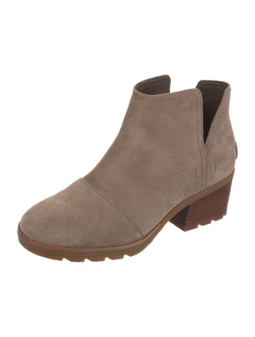 Sorel Suede Whipstitch Trim Boots