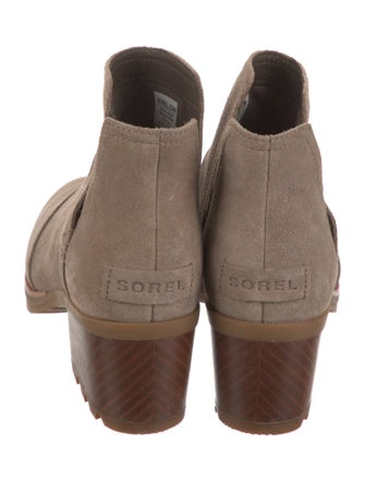 Sorel Suede Whipstitch Trim Boots