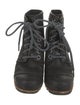 Sorel Embossed Leather Lace-Up Boots