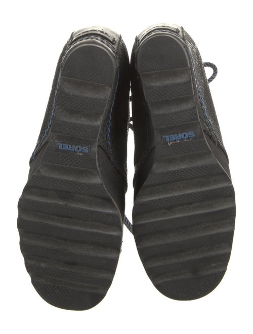 Sorel Embossed Leather Lace-Up Boots