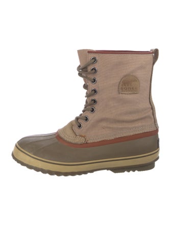 Sorel Canvas Lace-Up Boots