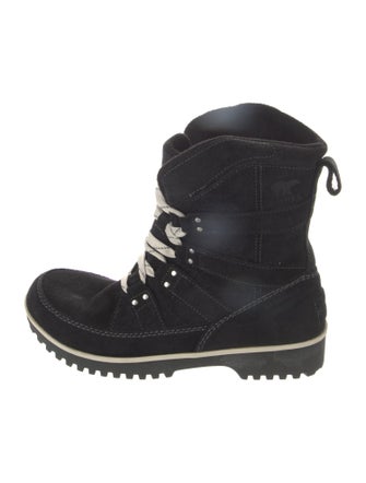 Sorel Suede Combat Boots
