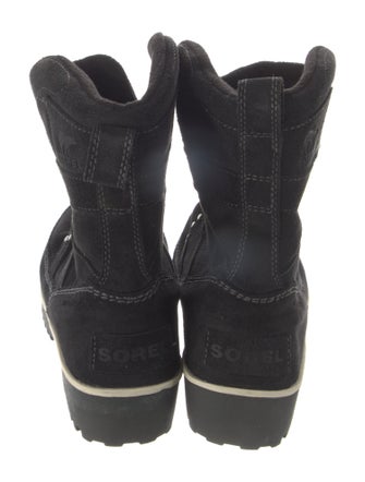 Sorel Suede Combat Boots