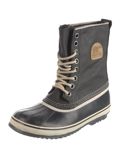 Sorel Patent Leather Lace-Up Boots