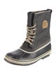 Sorel Patent Leather Lace-Up Boots