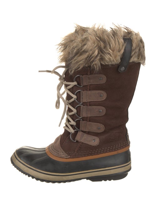 Sorel Suede Printed Lace-Up Boots