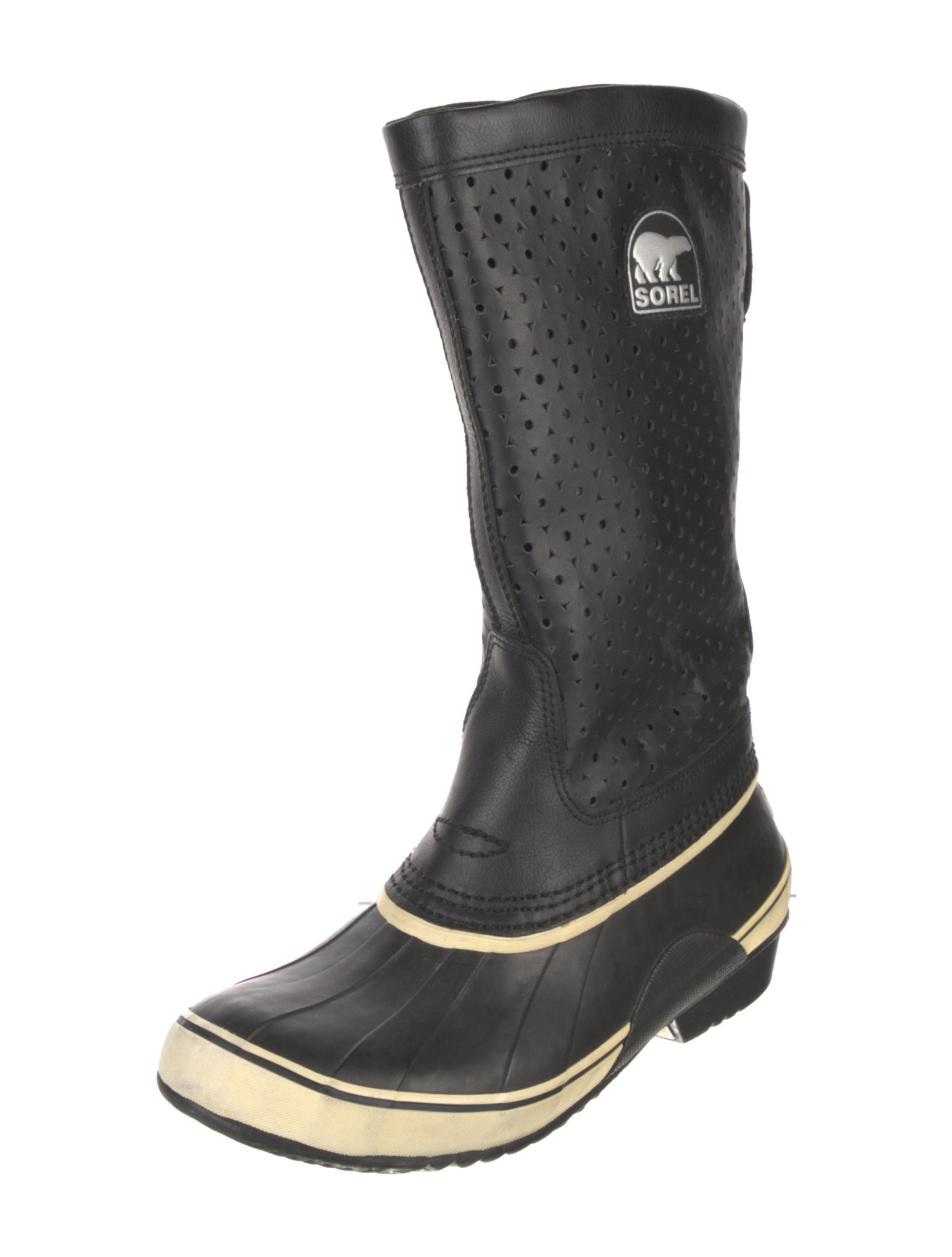 Sorel Leather Lasercut Accents Rain Boots