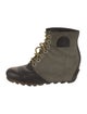 Sorel Canvas Lace-Up Boots