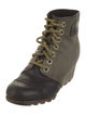 Sorel Canvas Lace-Up Boots