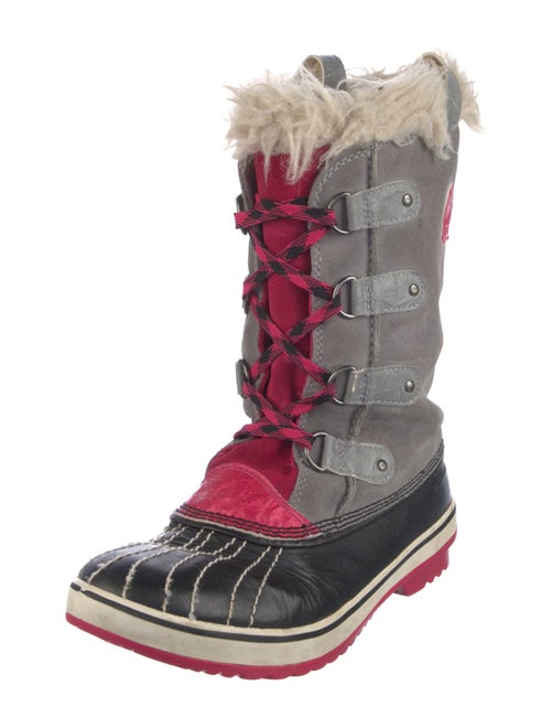 Sorel Suede Printed Lace-Up Boots