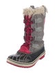 Sorel Suede Printed Lace-Up Boots