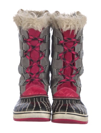 Sorel Suede Printed Lace-Up Boots