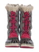 Sorel Suede Printed Lace-Up Boots