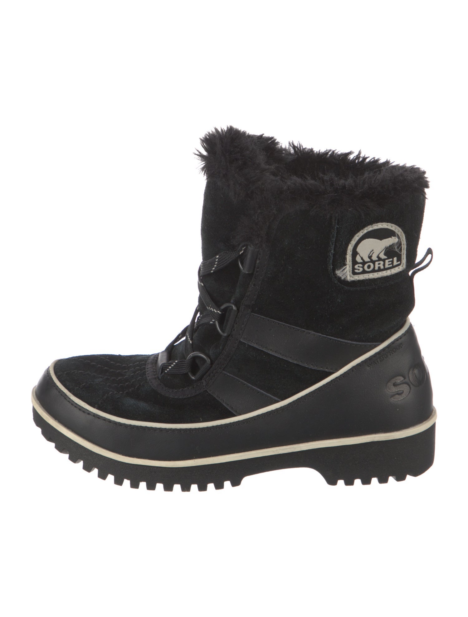 Sorel Suede Graphic Print Combat Boots
