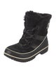 Sorel Suede Graphic Print Combat Boots