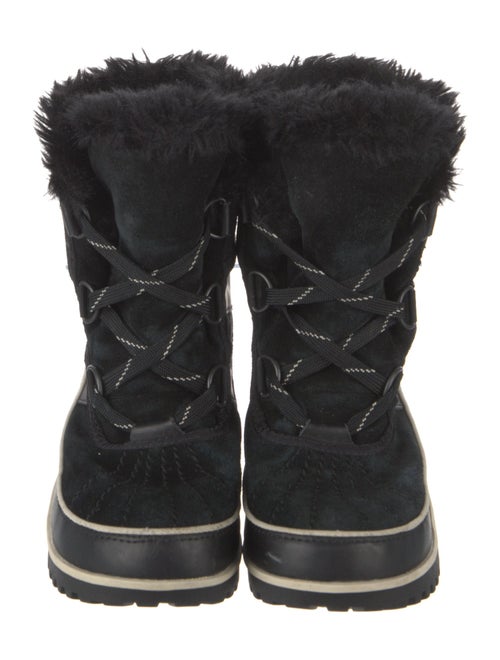 Sorel Suede Graphic Print Combat Boots