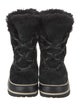 Sorel Suede Graphic Print Combat Boots