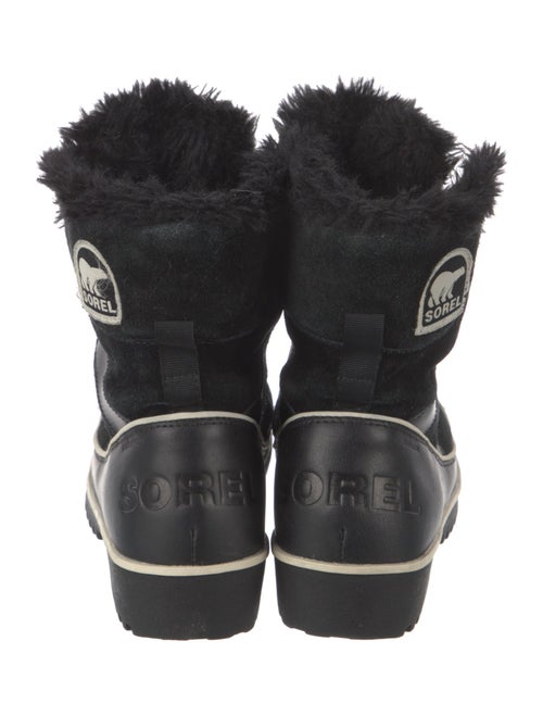 Sorel Suede Graphic Print Combat Boots