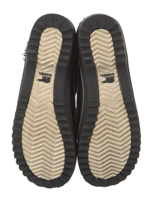 Sorel Suede Graphic Print Combat Boots